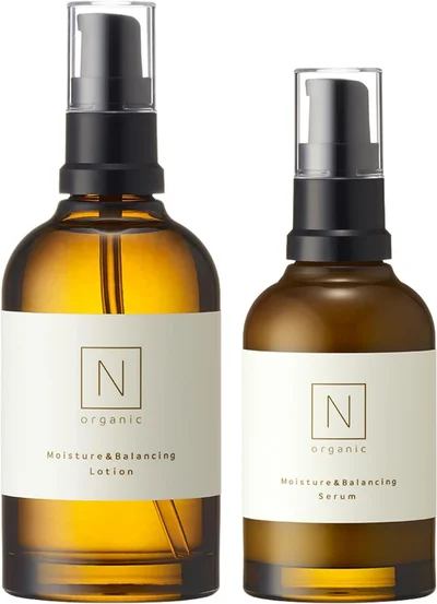 化粧水&美容乳液 N organic モイスチュア&バランシング ローション [ 100ml ] セラム [ 60ml ] セット
