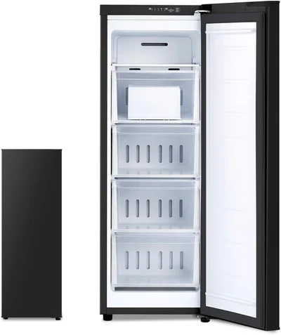 【Amazon.co.jp限定カラー】 アイリスオーヤマ スリム 冷凍庫 80L