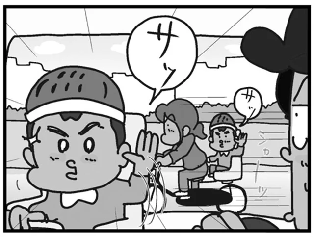 幼稚園帰りの親子に道を譲ったら「サンキュー！」。クスッと笑えたわけ／リアル宅配便日記（28）