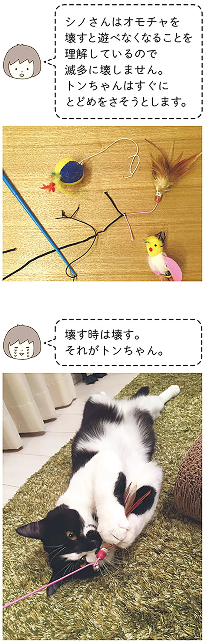 壊す時は壊す。