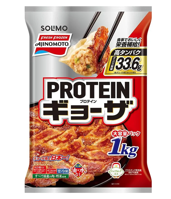[Amazonブランド] SOLIMO(ソリモ) 味の素 PROTEINギョーザ 1kg