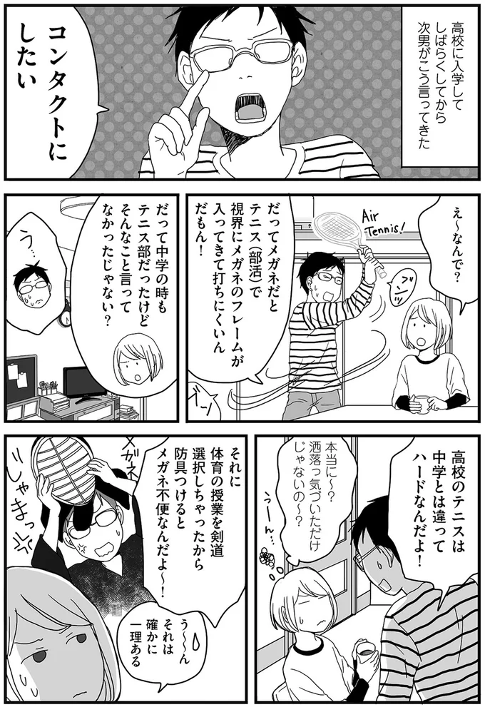 コンタクト事情