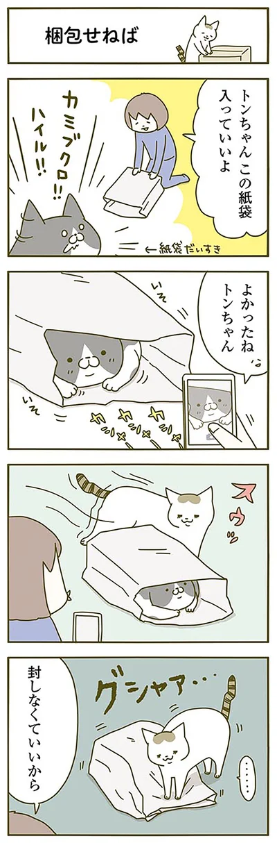 梱包せねば