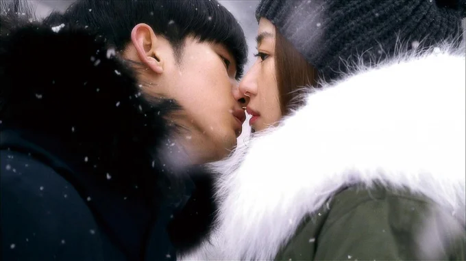 雪の中でのキスシーンは歴史に残る名場面
