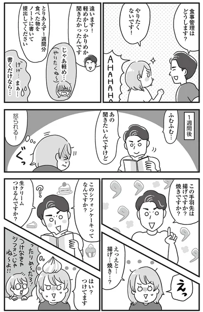 食事管理はどうします？