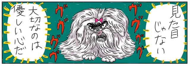 めっちゃくちゃ吠えてくる近所の犬から完全にナメられてるので和解しようとしたら／カッラフルなエッッブリデイ（2）