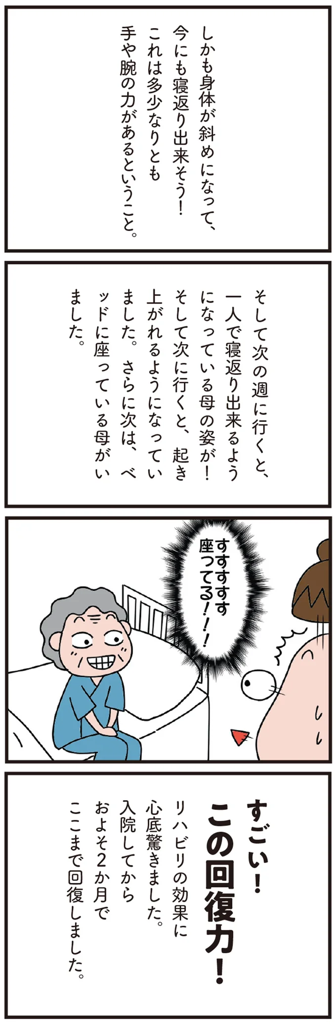 すごい！この回復力！