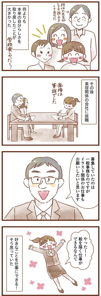 会社にも無事就職！