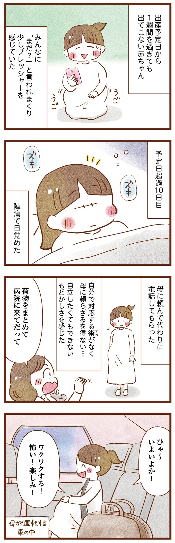 予定日を超過して10日
