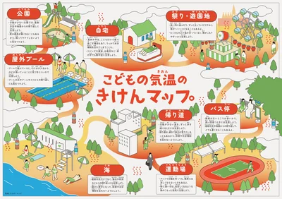 子どもの気温のきけんマップで注意ポイントをチェック