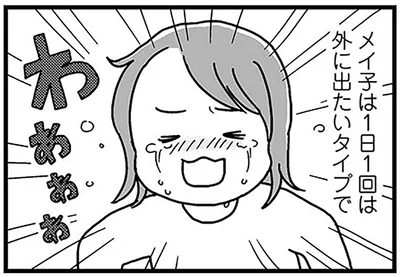 1日1回は外に出たいタイプで