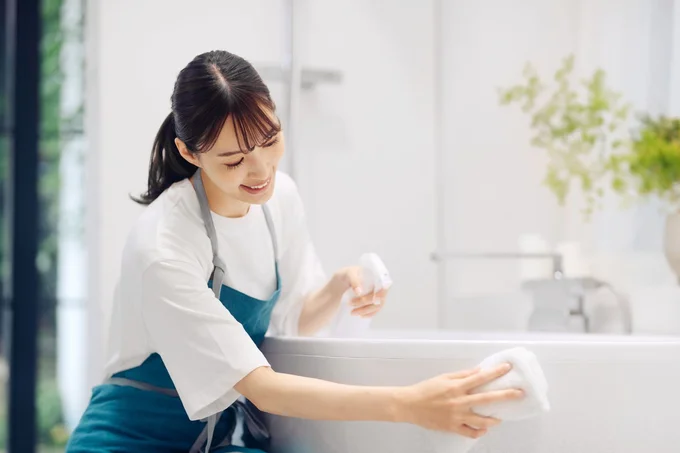 週に1度は浴室用洗剤を使って掃除を
