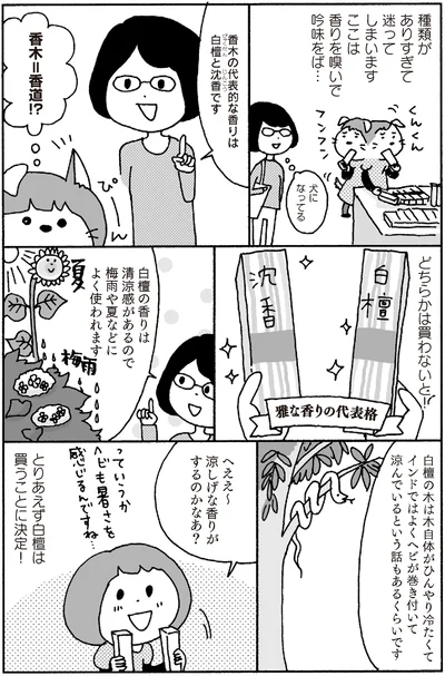 白檀と沈香