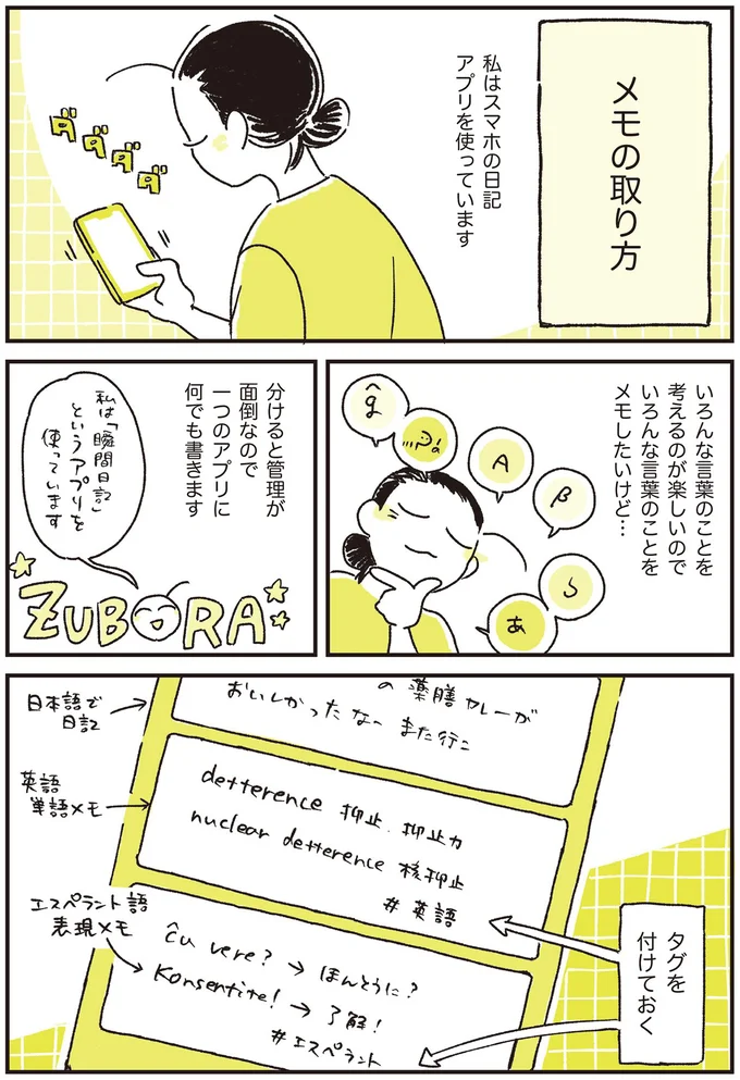 メモの取り方
