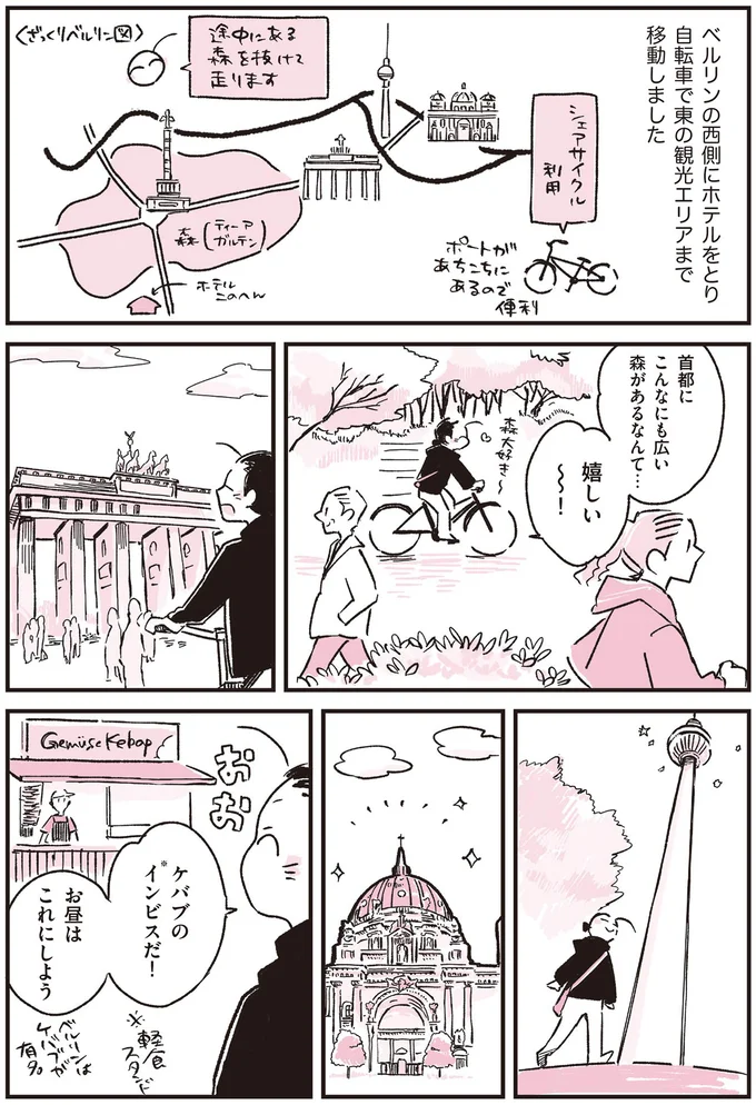 首都にこんなにも広い森があるなんて…