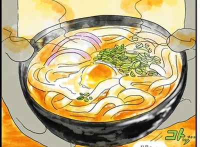 なかなか寝付けない週末の夜。小腹が空いたら食べたい「日曜日の月見うどん」