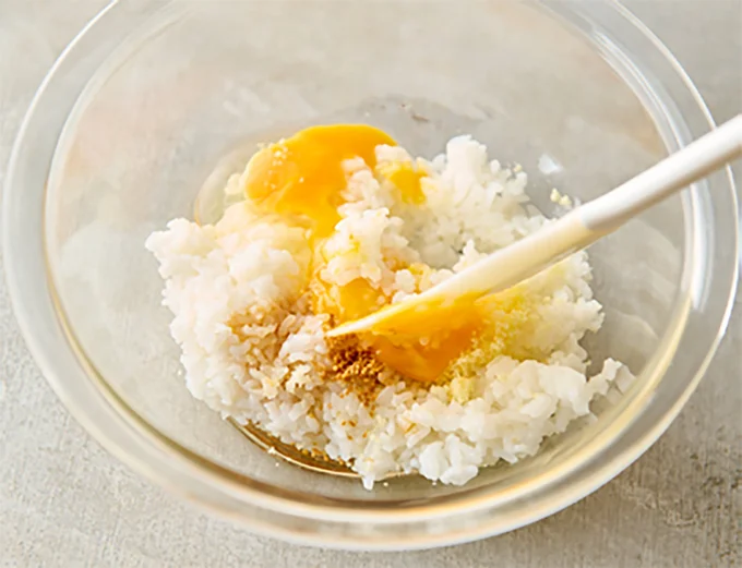 温かいご飯に混ぜる