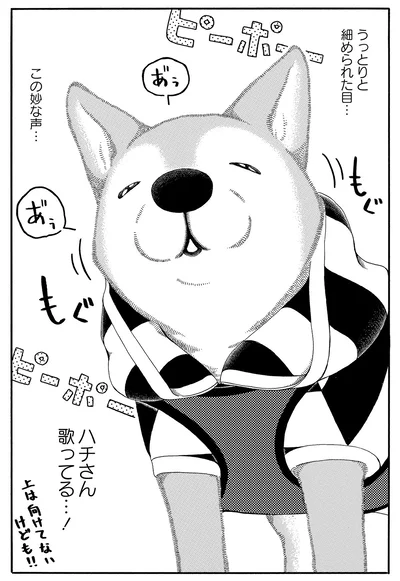 ハチさん歌ってる…！