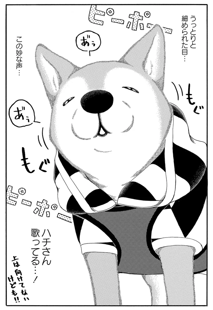 ハチさん歌ってる…！