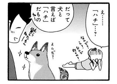 「犬と言えば『ハチ』だもの」母の一言で愛犬の名前が決定!?