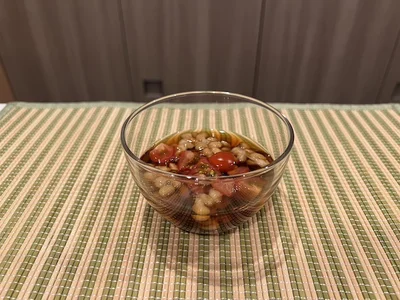 トマト納豆