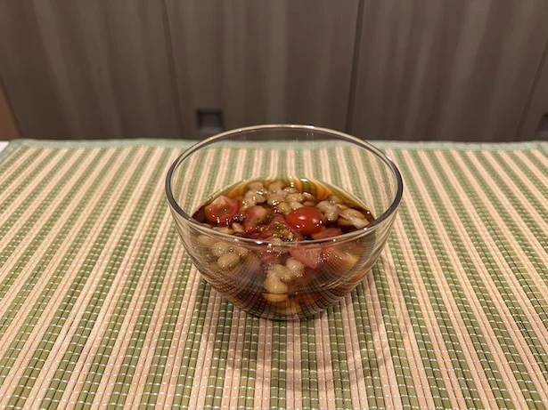 トマト納豆