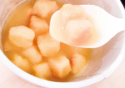 ごろごろっと入っているパンの存在感たるや