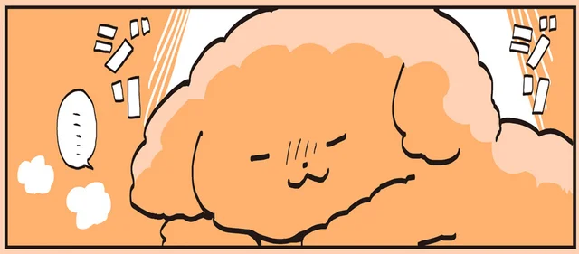 可愛いのになぜか既視感が…。水分補給しながらコタツを満喫するトイプー／うちのトイプーがアイドルすぎる。2（9）