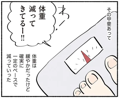 体重減ってきてるー！！