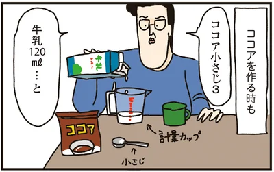 ココアを作る時も