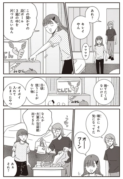 この開かずの段ボール3箱の中を片づけたいねん