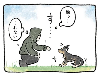 触っ…れない