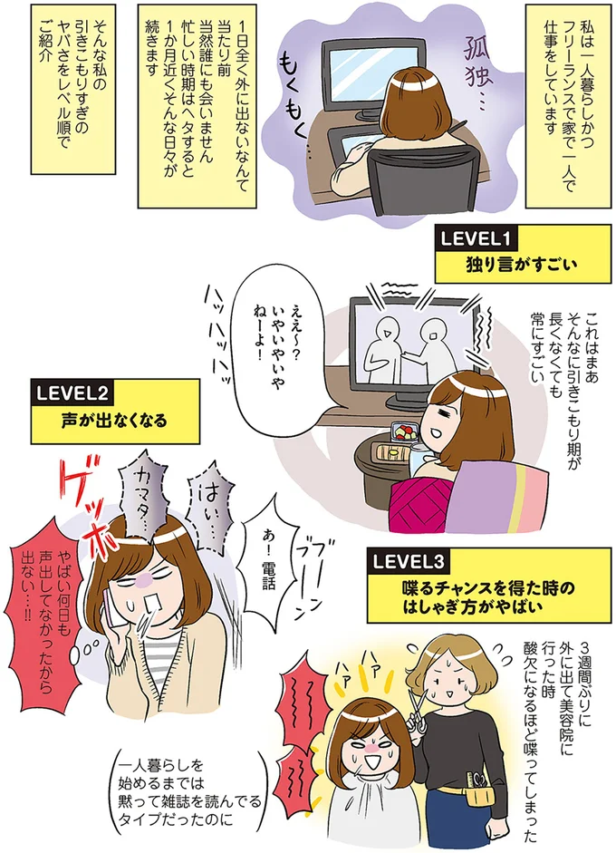 引きこもりすぎのヤバさをレベル順でご紹介
