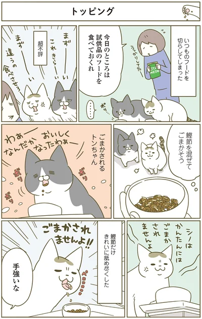 いつものフードを切らしてしまった