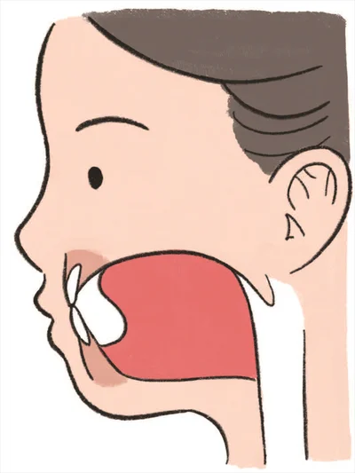 上あごにピッタリとついているのが正常な舌の位置