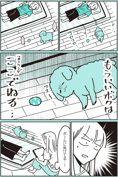 もういいボクはここでねる…