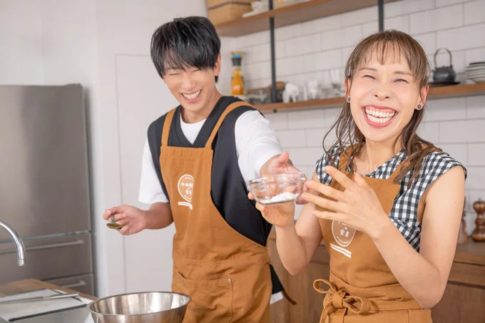 “中国語”トークの最中、最高にナチュラルな姉弟の笑顔をいただきました！