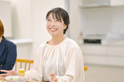 「子どもはドレッシングがかかっているところを狙って食べるのですが、これなら気にせずに「食べてね」って言えます」と、宮嶋さん
