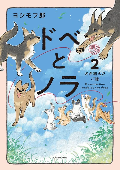 暴れ犬に野良猫5匹を預かることに!?『ドベとノラ2 犬が結んだご縁』