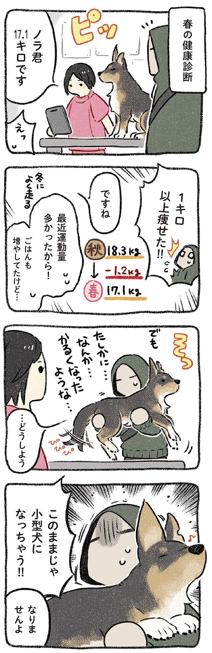 このままじゃ小型犬になっちゃう!!