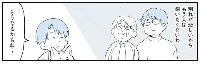 犬は飼わない、そう言っていたが