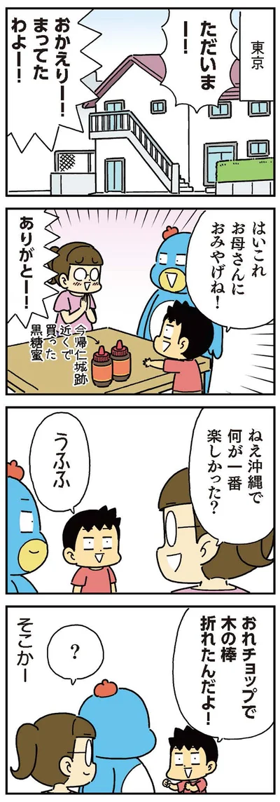 お母さんにおみやげね！