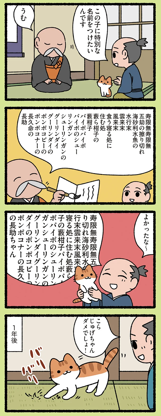 こら じゅげちゃんダメでしょ!