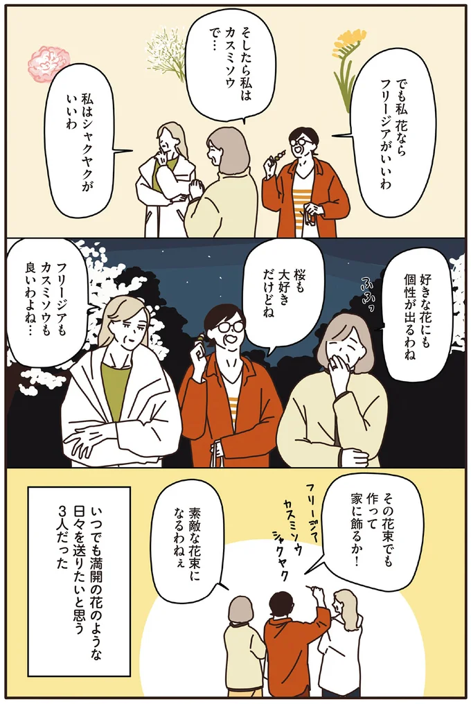 好きな花にも個性が出るわね