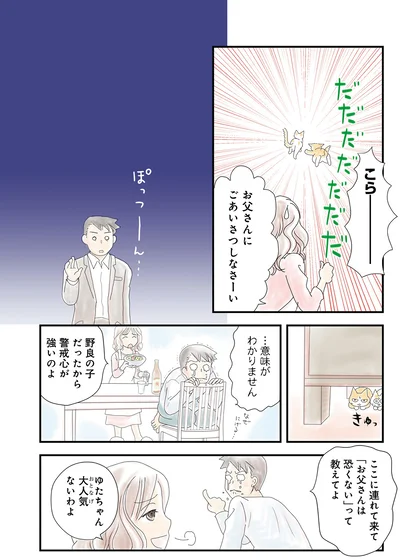 お父さんは怖くないよ…！！