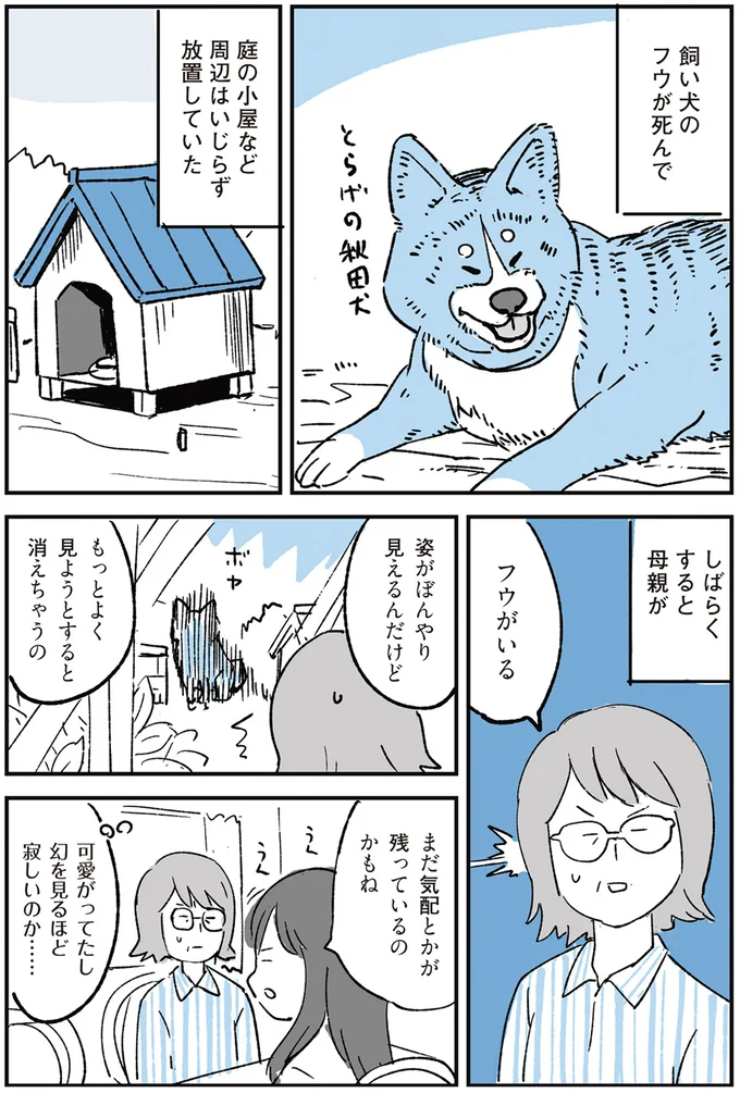 飼い犬のフウが死んで