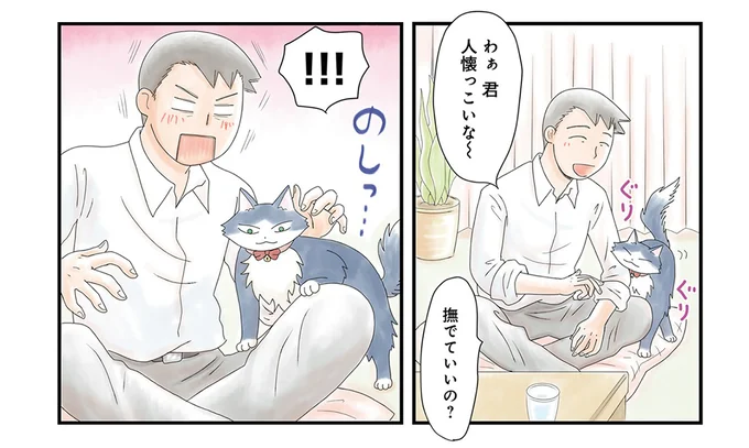 なんと人懐っこい!