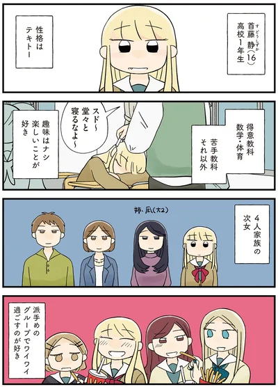 性格はテキトー