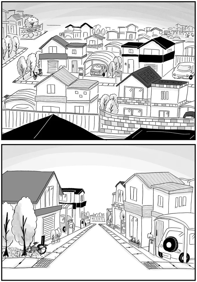 閑静な住宅街