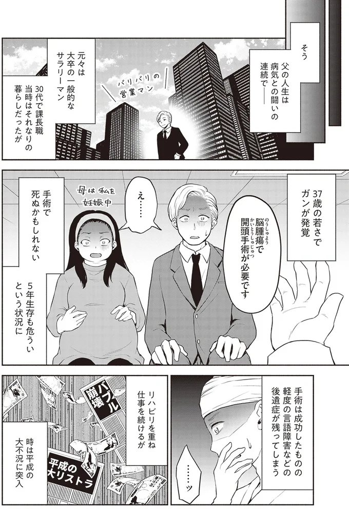 父の人生は病気との闘いの連続で